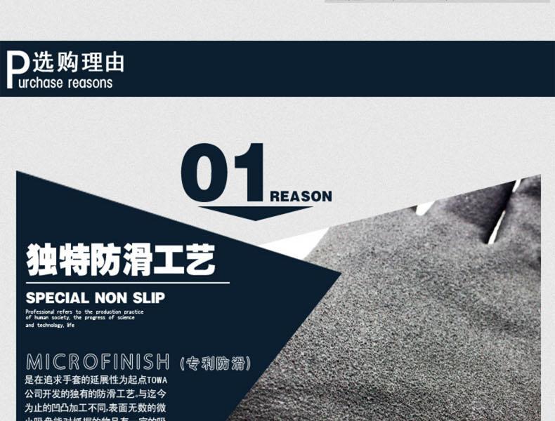 TOWA518藍(lán)紗黑丁腈涂層勞保手套圖片圖片2