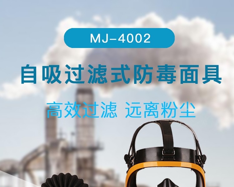 普達(dá)MJ-4002防毒全面具圖1
