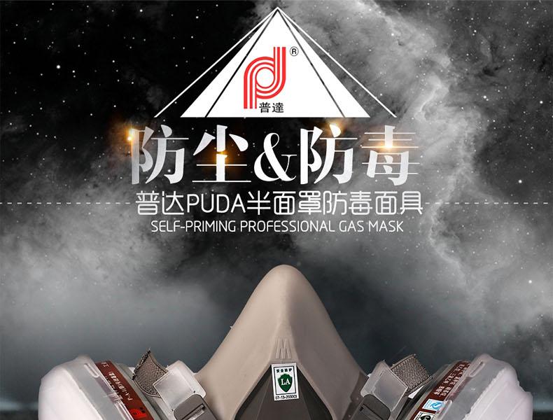 普達(dá)FD-410過(guò)濾式防毒面具套裝圖1