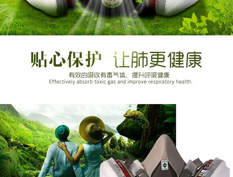 普達(dá)FD-410過(guò)濾式防毒面具套裝圖7