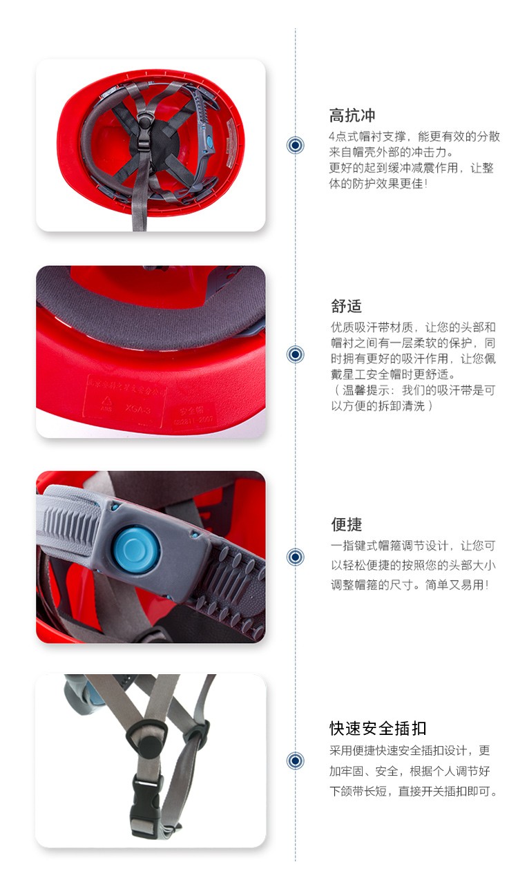 星工XGA-3ABS透氣安全帽圖片3