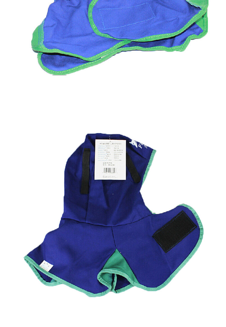 威特仕23-6680藍(lán)色全護(hù)式防火阻燃焊帽圖片7