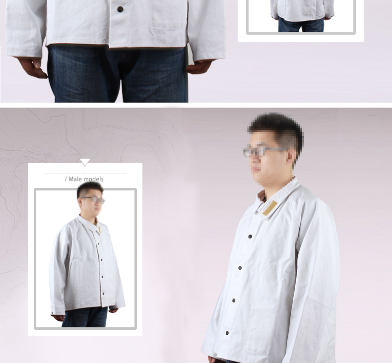 威特仕33-8167燒焊上身阻燃工作服圖片2