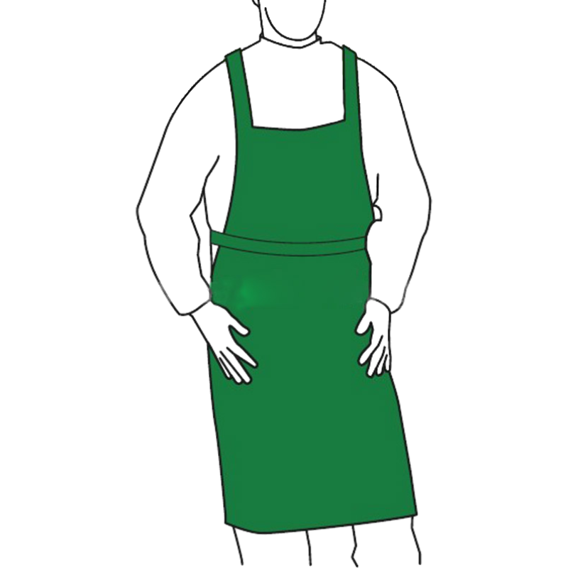 微護(hù)佳MC4000GR40-W-99-212-00綠色防化圍裙圖片2