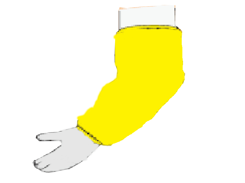 微護佳YE30-W-99-600-00MC3000黃色防化套袖