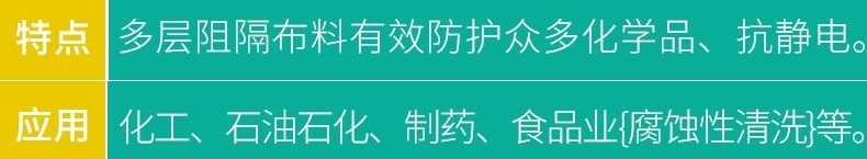 微護佳MC3000YE30-W-99-111-02黃色雙袖連體防化服圖片3