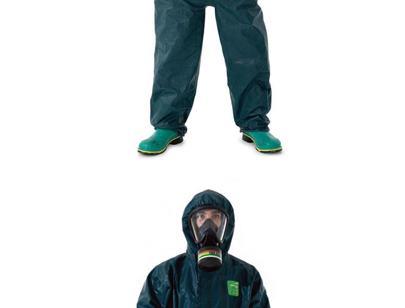 微護(hù)佳GR40-T-99-750MC4000綠色長(zhǎng)管連接防護(hù)服 圖片4