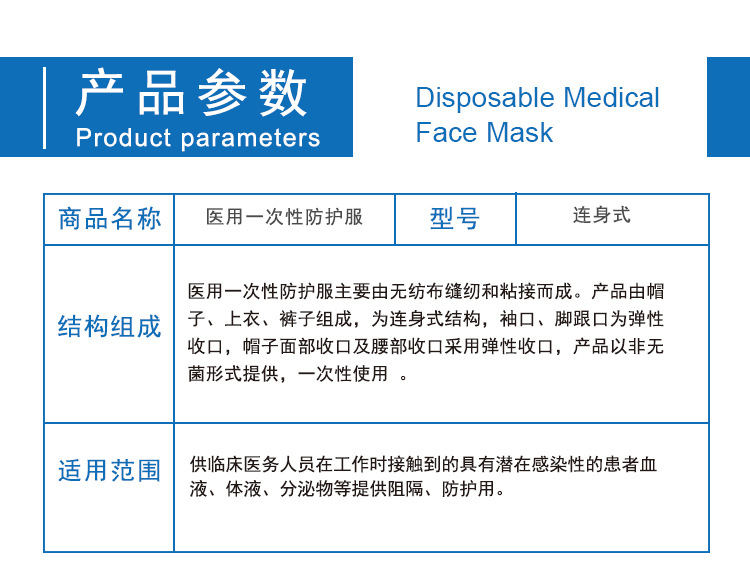 海迪科醫(yī)用一次性防護(hù)服圖片1