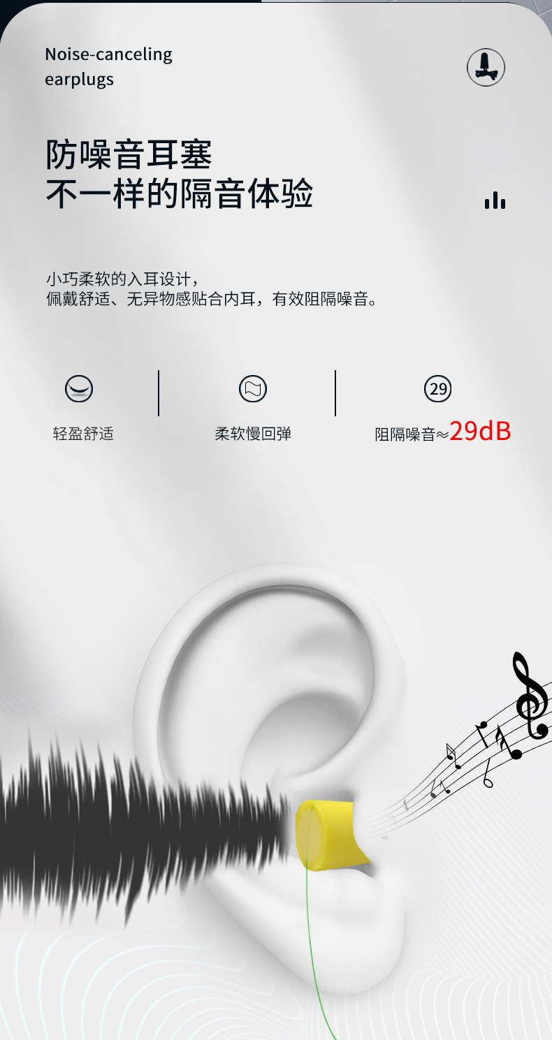 保為康6610降噪音耳塞圖片2