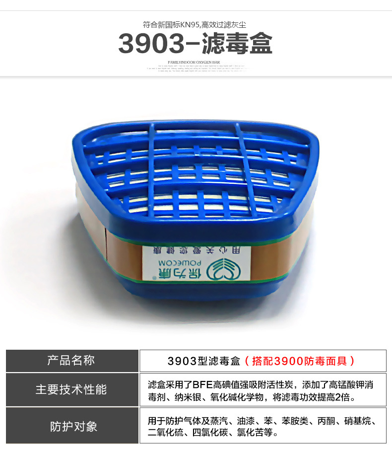 保為康3603濾毒盒圖片7