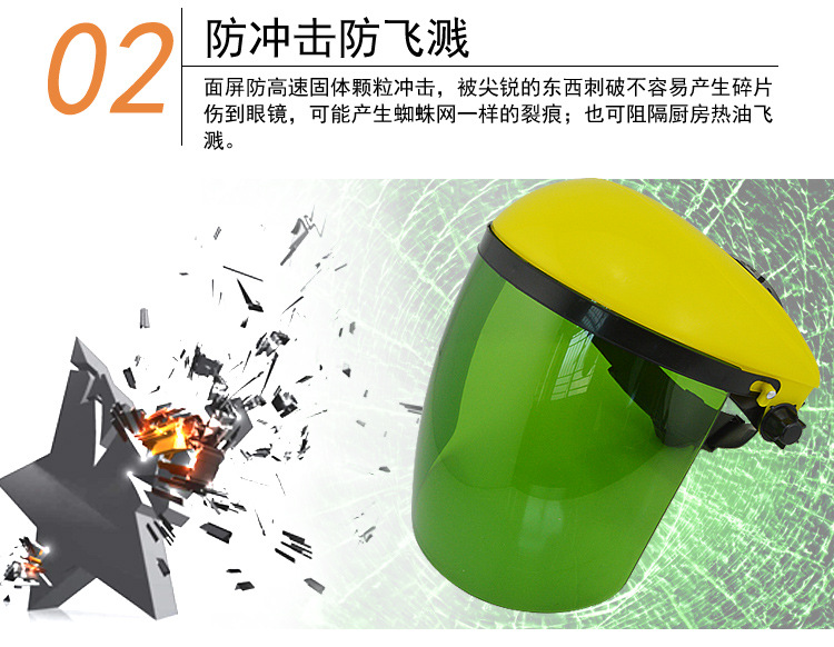 華特防強(qiáng)光PC電焊面罩圖片6