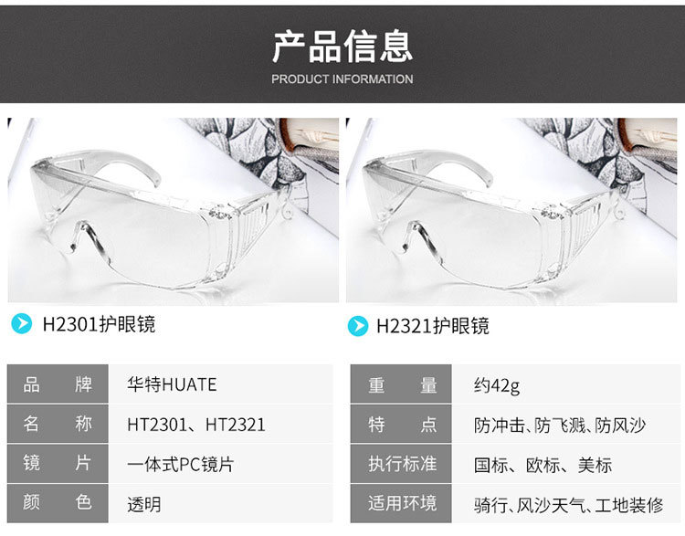 華特2321防護(hù)眼鏡圖片9