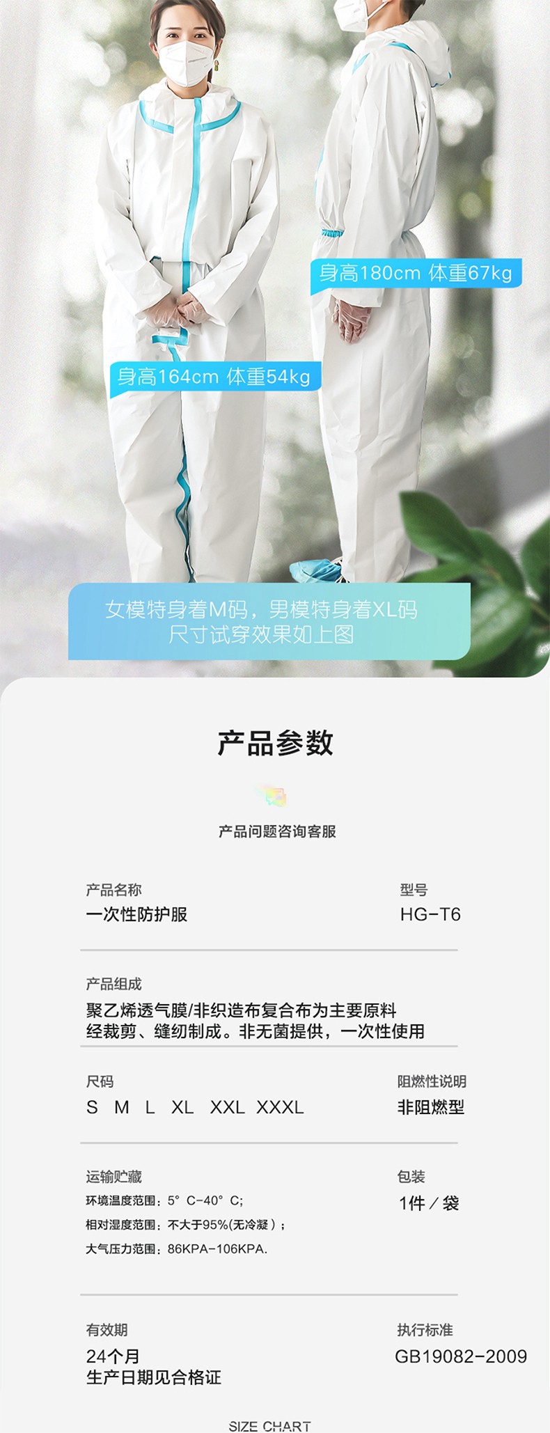 海固HG-T6防護(hù)服圖片3