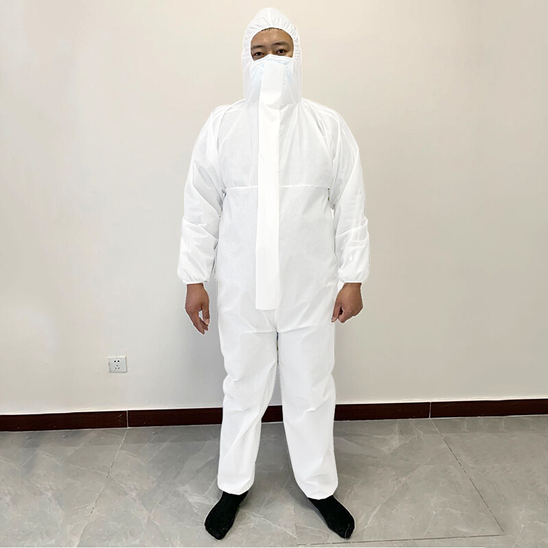星工XGW-02L無塵連體防塵防水防油一次性防護(hù)服圖片1
