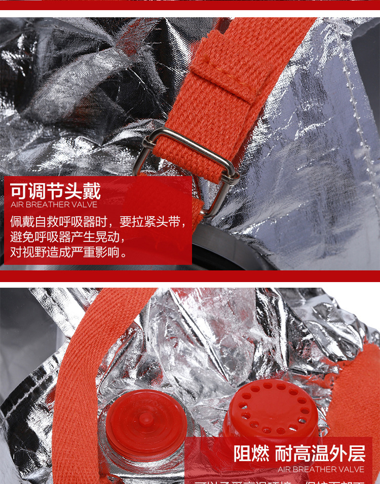 星工XGTS-1過濾式自救橡膠防毒面具圖片7