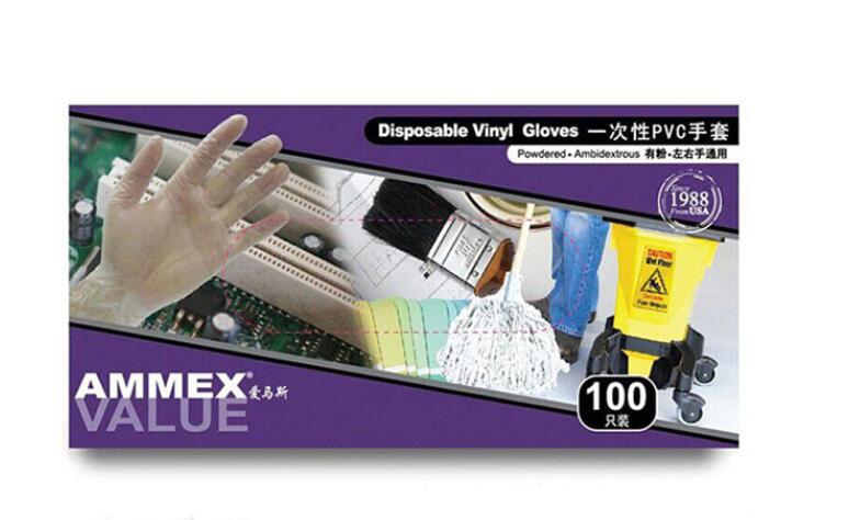 愛(ài)馬斯GPX3CV42100耐酸堿一次性pvc手套圖片
