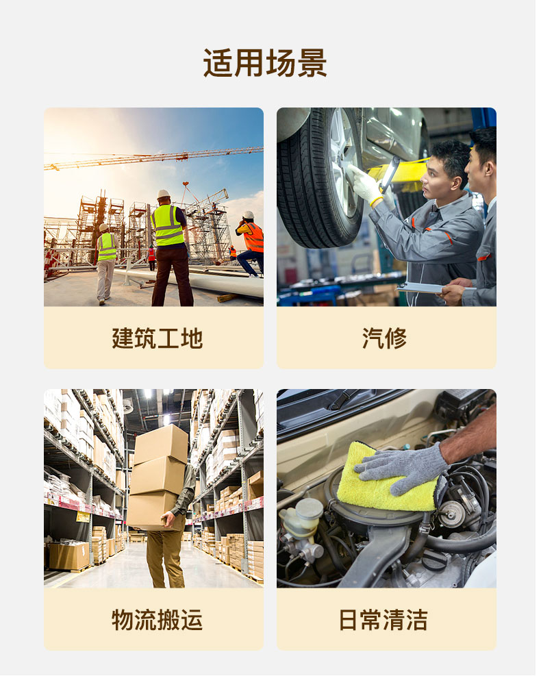 LANON蘭浪H602耐磨棉線勞保手套圖片3