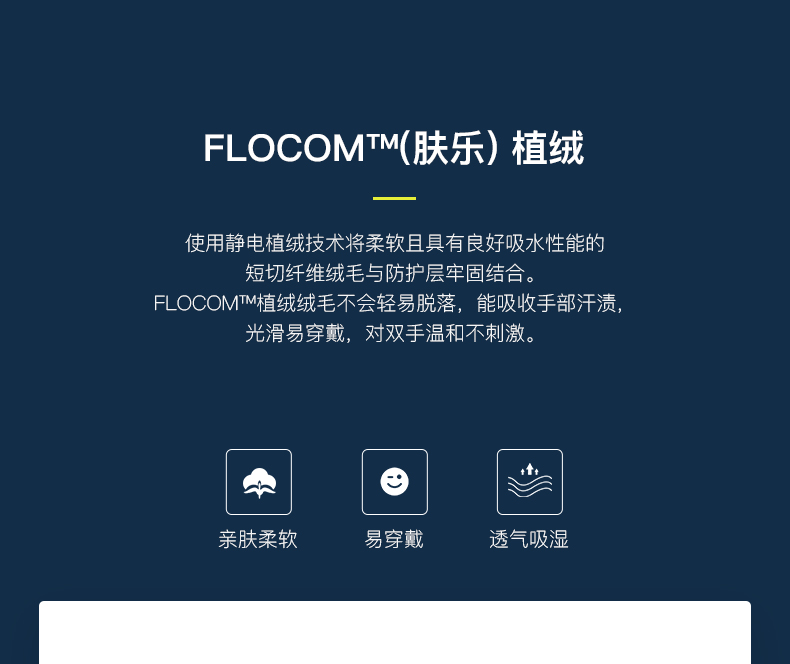 LANON蘭浪ZR-30-Standard植絨PVC手套圖片2