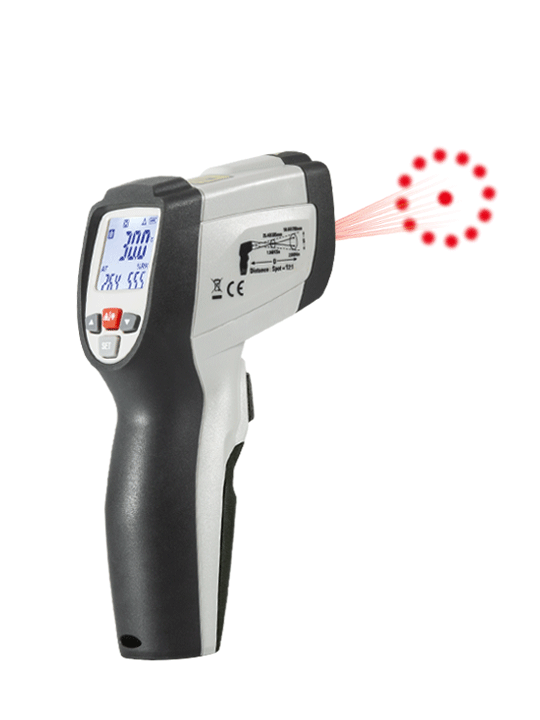 華盛昌DT-8870V新型雙激光紅外線測(cè)溫儀圖片3