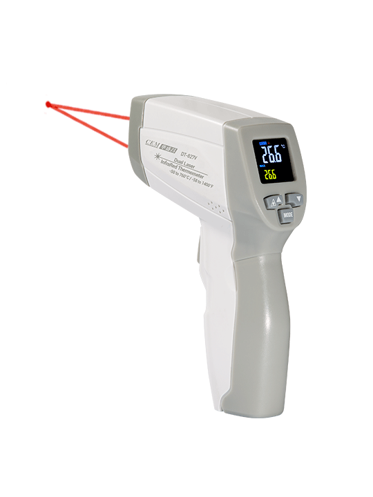 華盛昌DT-827迷你型專業(yè)級紅外線測溫儀圖片1