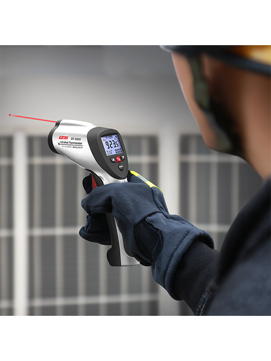 華盛昌DT-8829專業(yè)中高溫型紅外線測溫儀圖片2