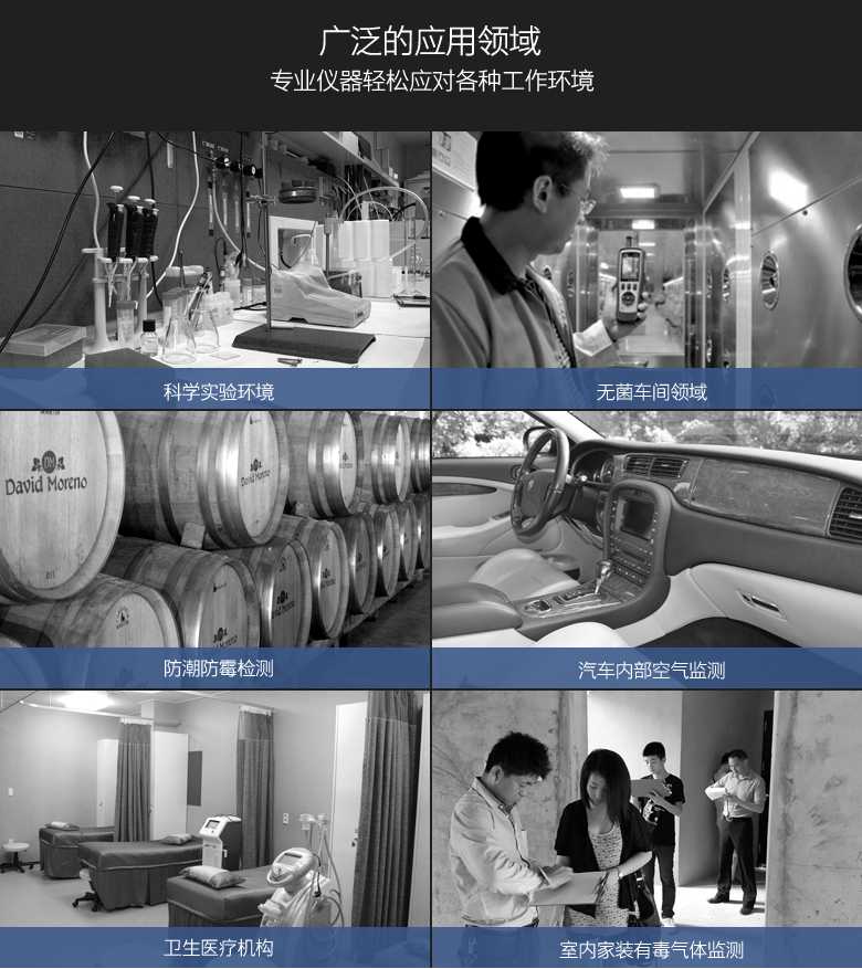 華盛昌DT-9850M新型四合一PM2.5粉塵顆粒物空氣質(zhì)量檢測(cè)儀圖片2