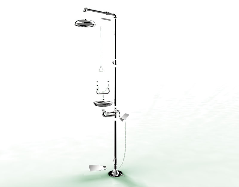 羿科60902201復(fù)合式洗眼器圖片