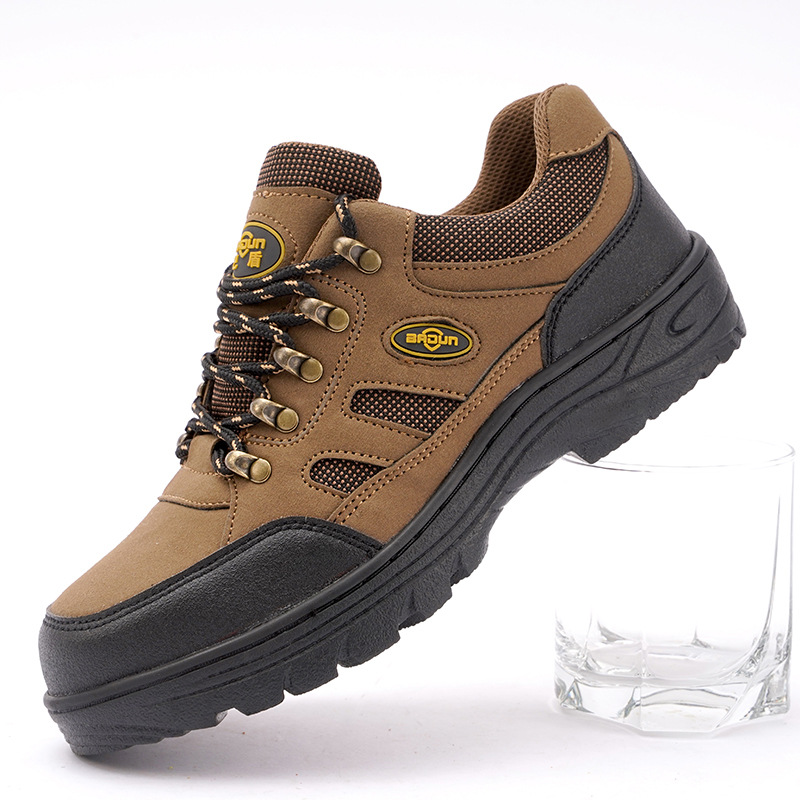 巴盾282-01低幫超纖皮防砸防刺穿安全鞋圖片5