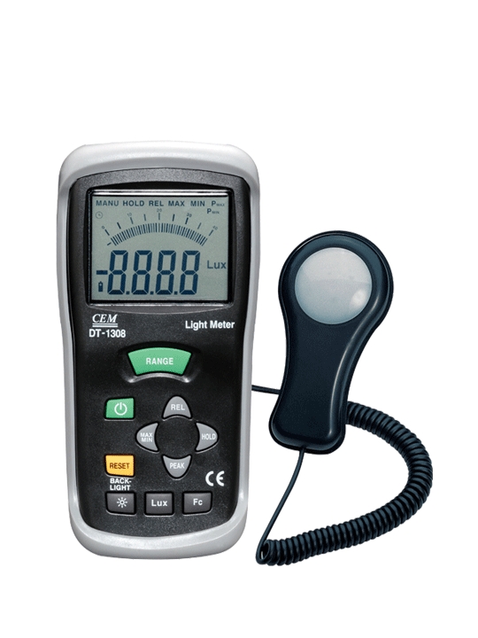 華盛昌DT-1308多功能數(shù)字式照度計圖片2