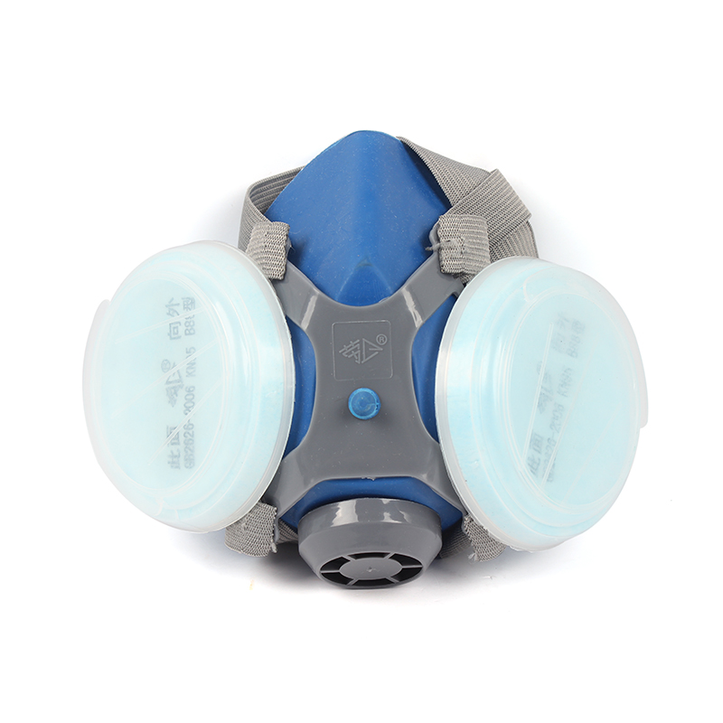 勞衛(wèi)302雙濾盒半面罩防塵面具圖片