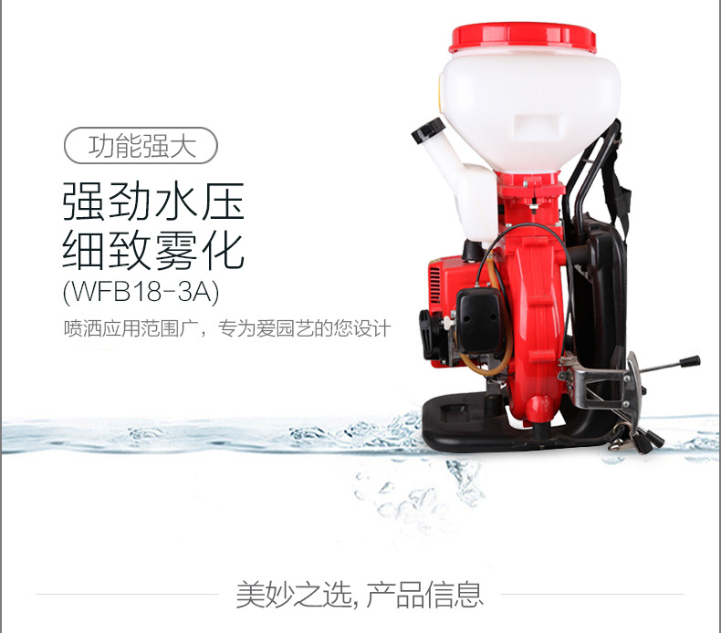 市下WFB18-3A 14L背負(fù)式動力噴霧機(jī)圖片2
