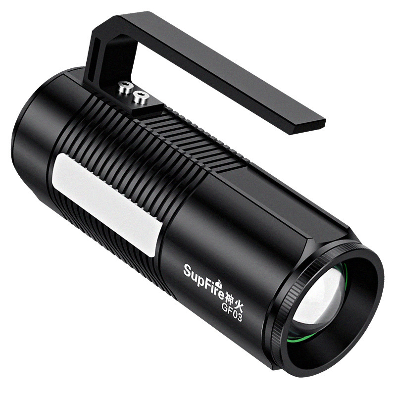 神火GF03強(qiáng)光夜釣LED伸縮手電筒圖片3