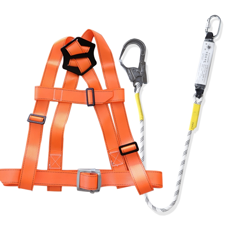 建鋼半身式滌綸阻燃雙背安全帶圖片