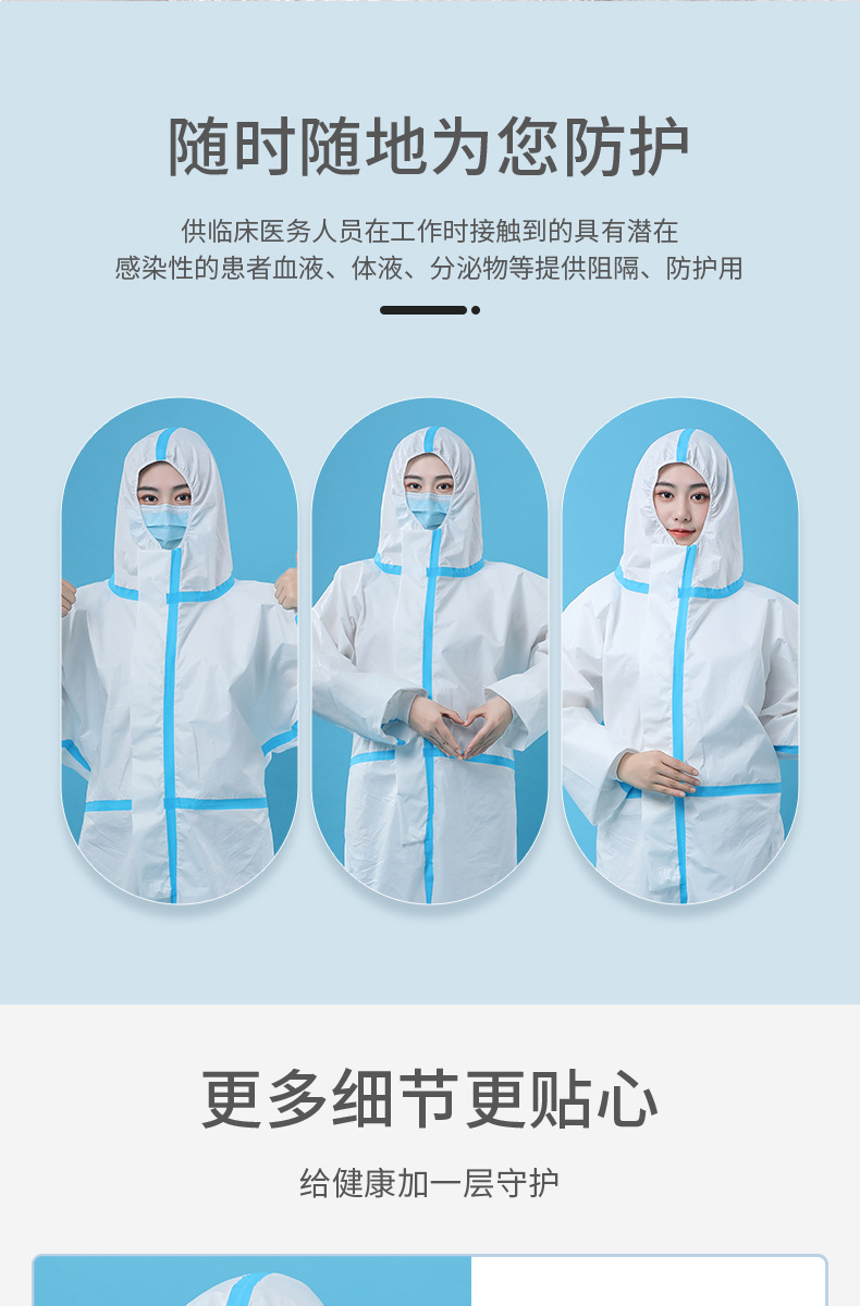 豫中健一次性醫(yī)用防護(hù)服圖片3