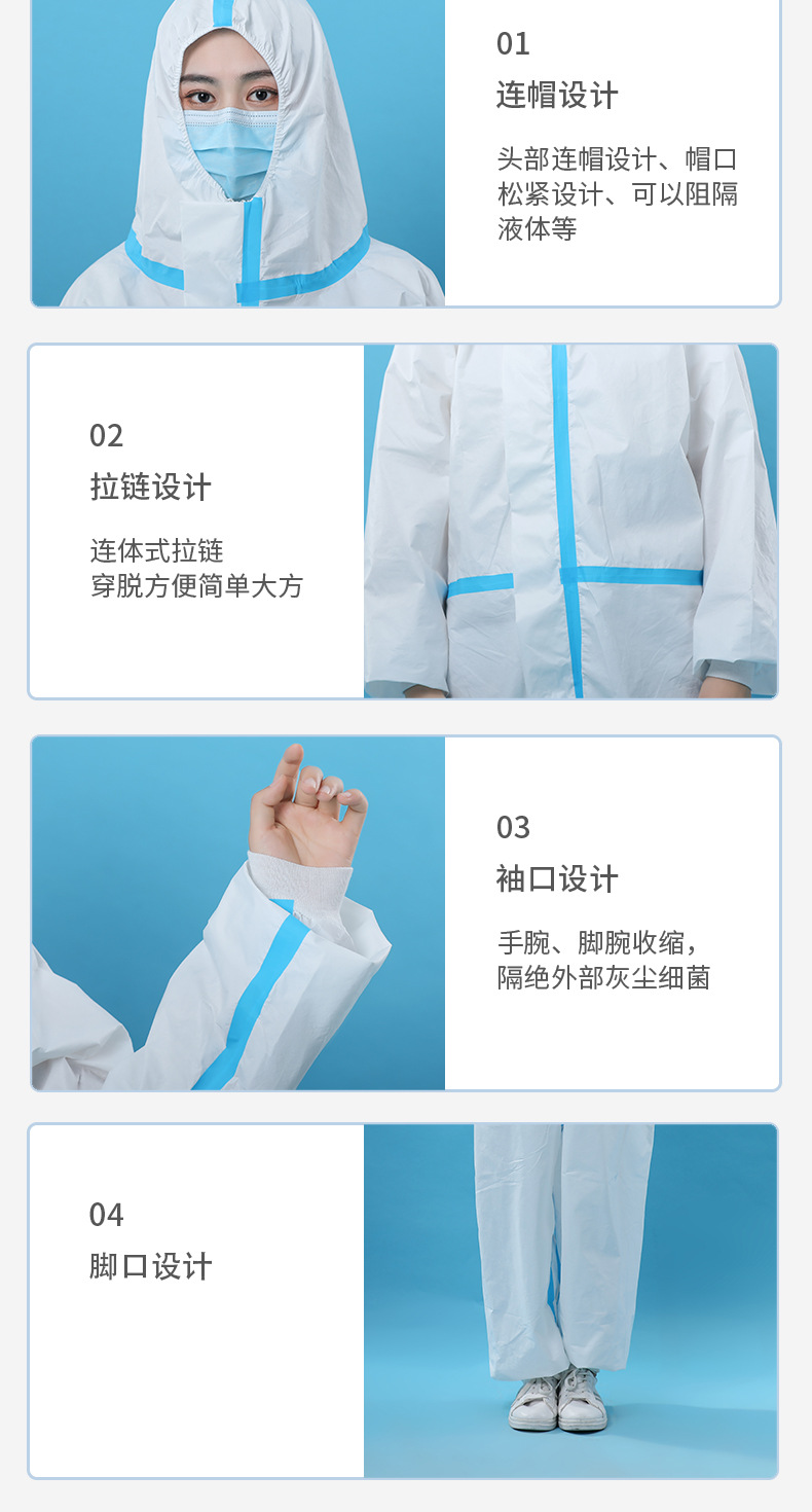 豫中健一次性醫(yī)用防護(hù)服圖片4