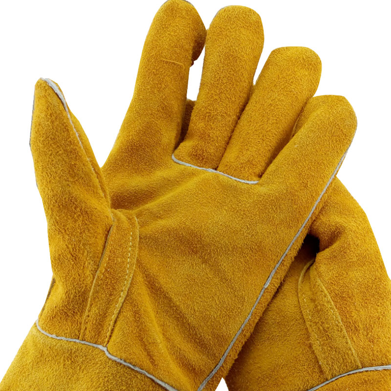 威仕盾G-0393黃色電焊手套圖片3