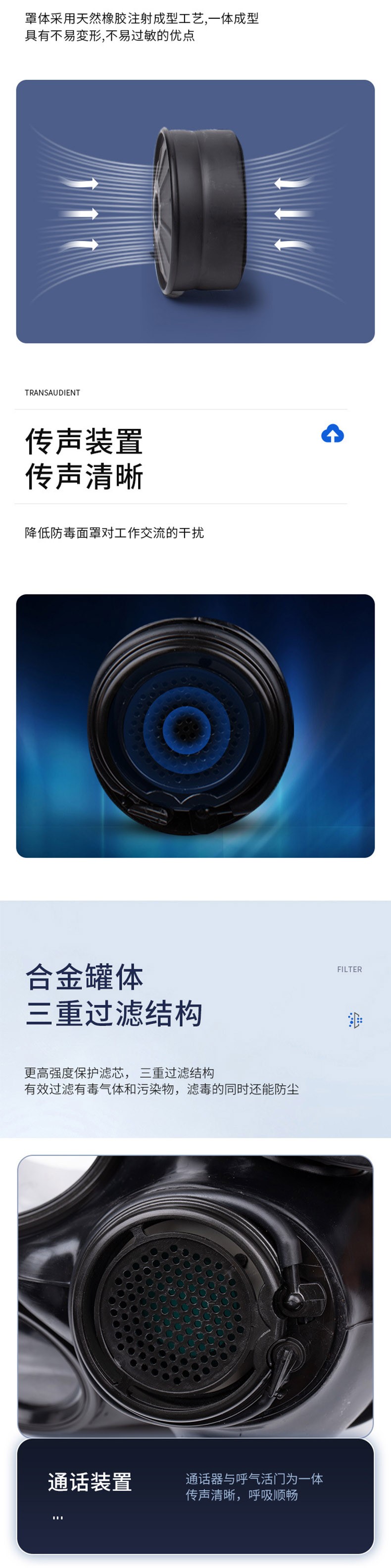 新華MF20B(FMJ08式)防毒面具圖片2