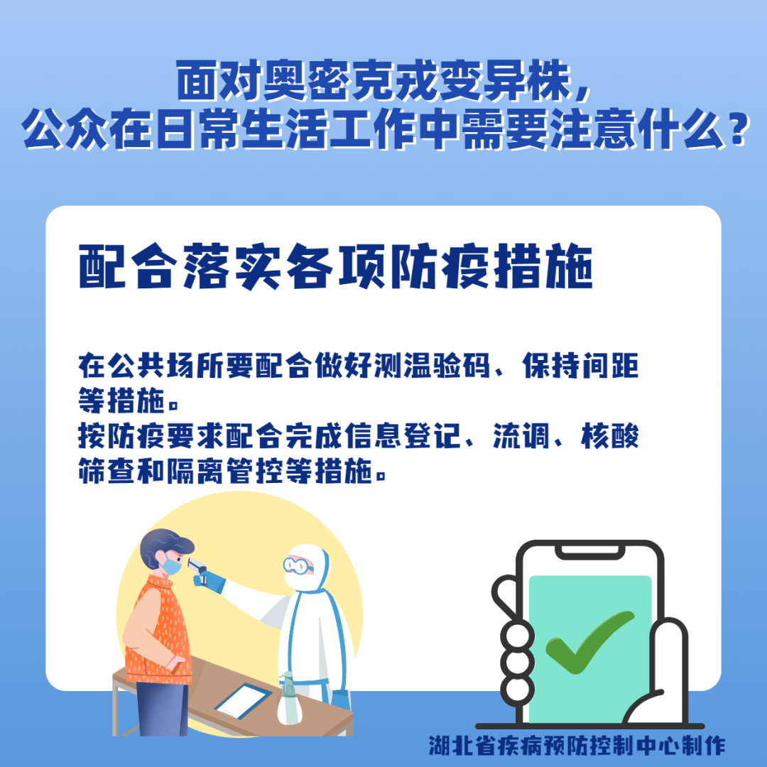 奧密克戎變異株落實各項防疫措施