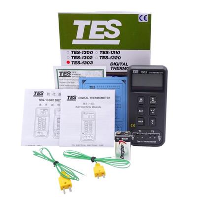 臺灣泰仕TES-1303溫度表溫度計(jì)圖片1