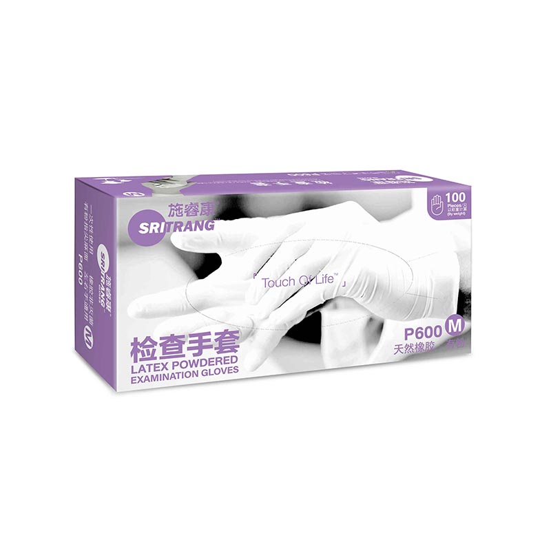 施?？礟600天然乳膠檢查手套圖片