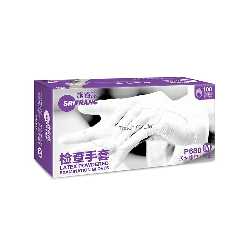 施?？礟680天然乳膠檢查手套圖片