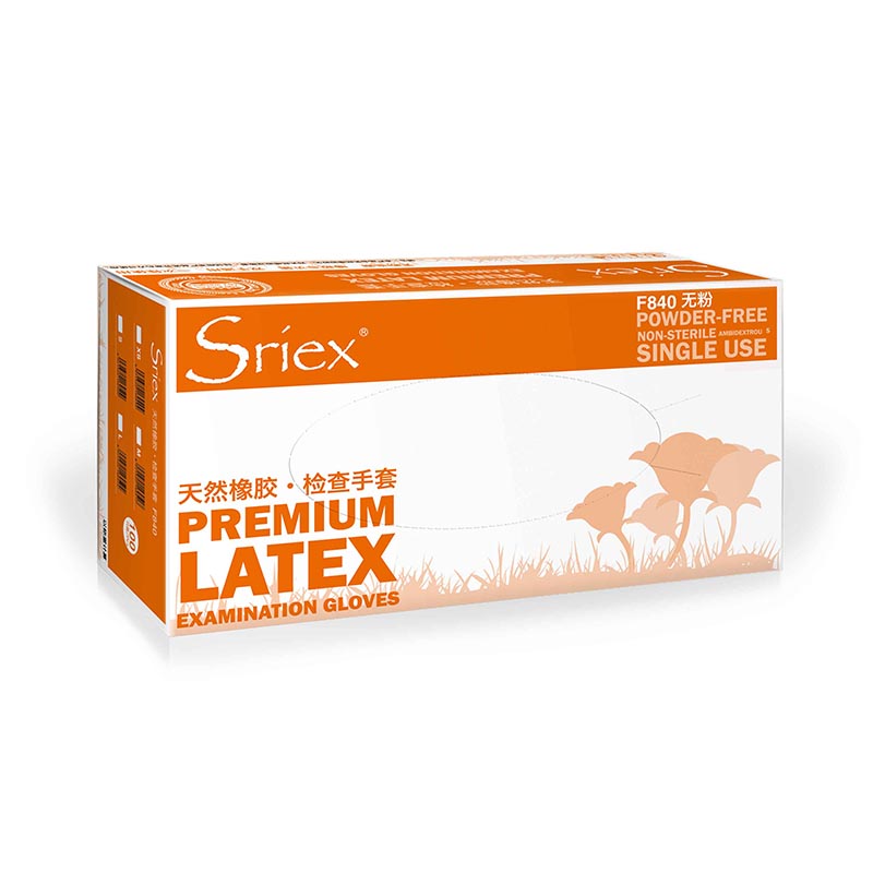施?？礢riex F840天然乳膠檢查手套圖片