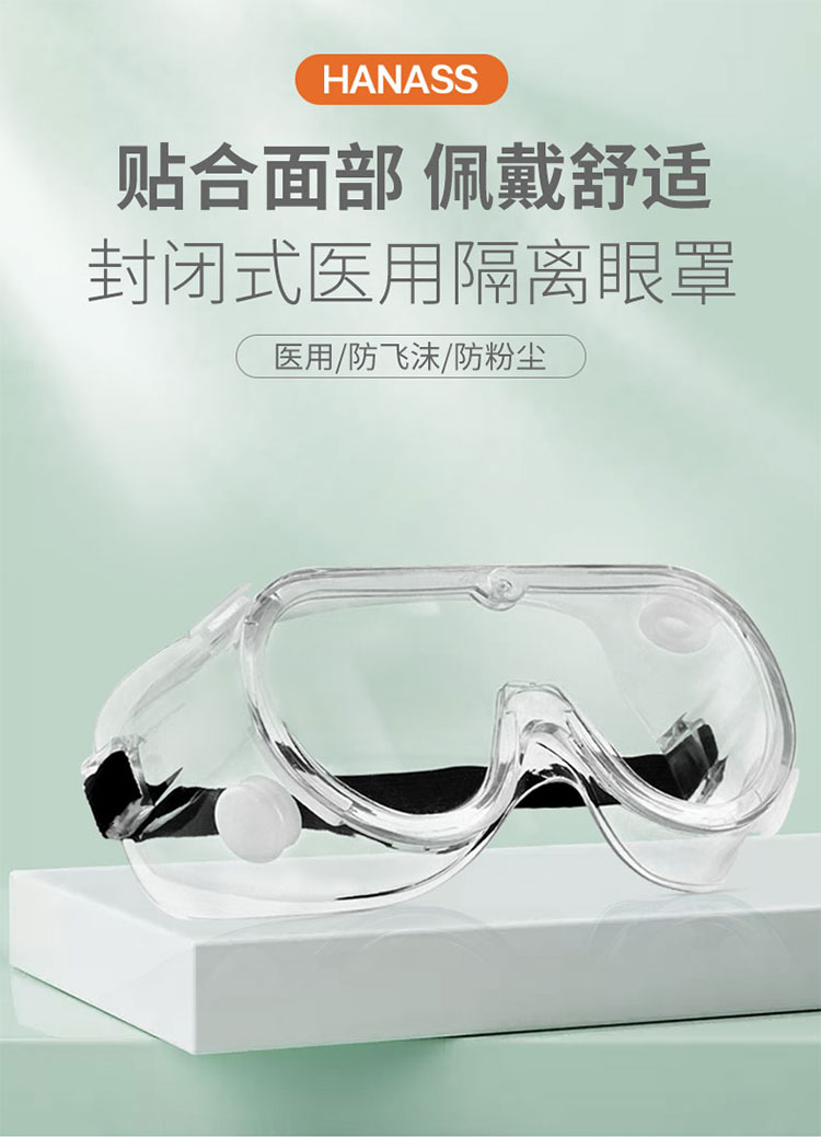 海納斯醫(yī)用隔離護目鏡圖片