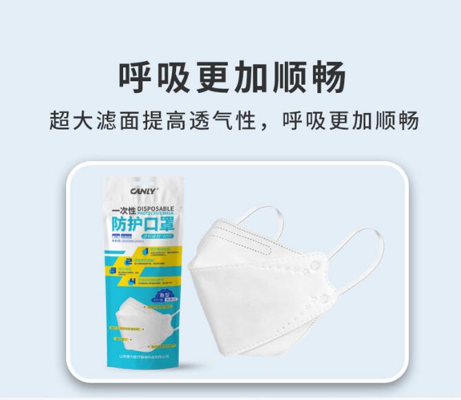 康力醫(yī)療一次性防護(hù)口罩圖片