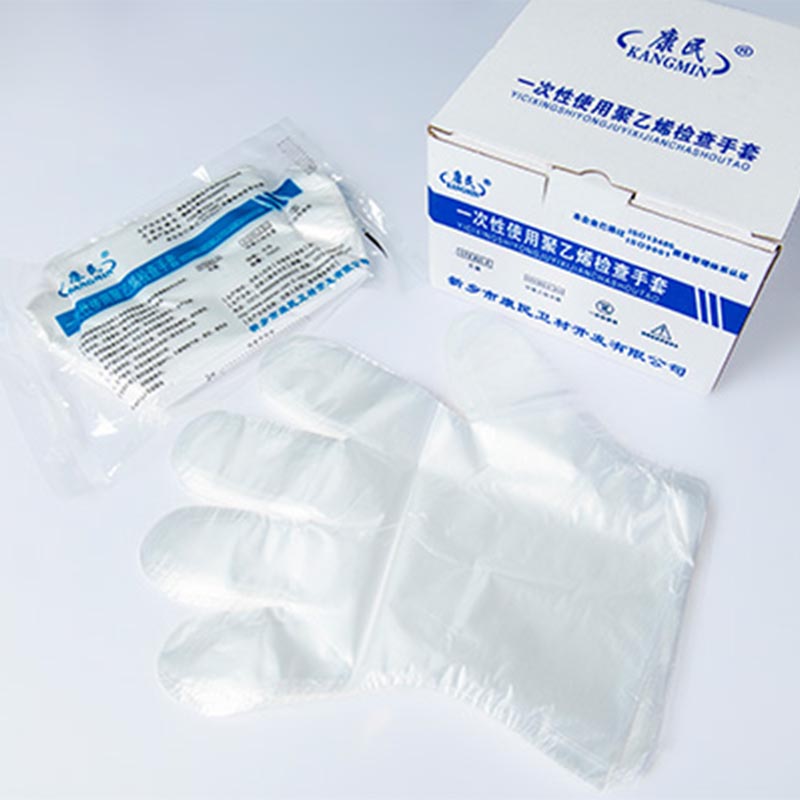 康民一次性使用聚乙烯檢查手套圖片