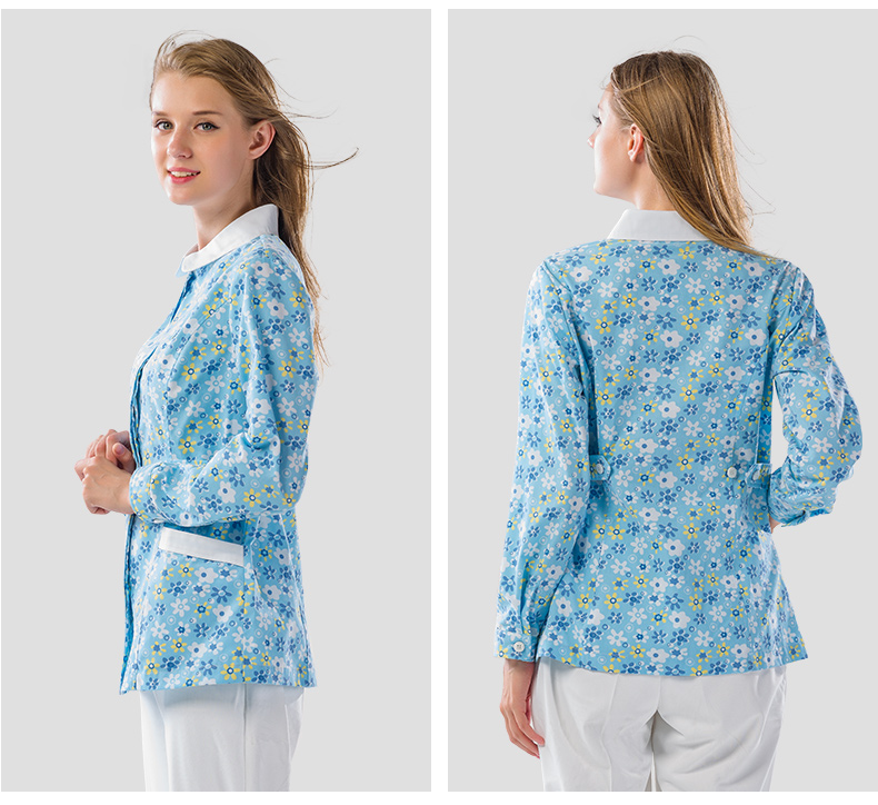 樂倍康NC158花語長袖護(hù)士服圖片2