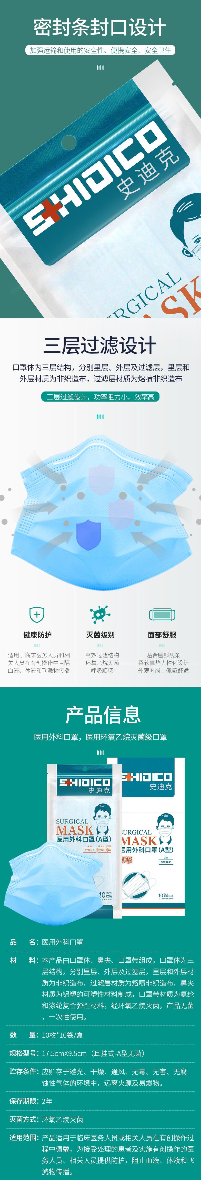 史迪克滅菌級防塵口罩圖片