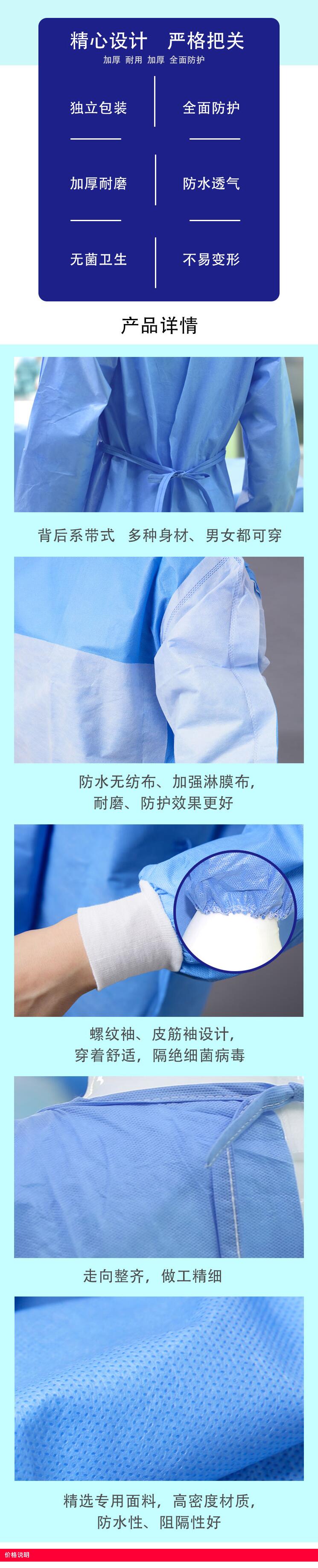 衛(wèi)安一次性無(wú)菌手術(shù)衣圖片