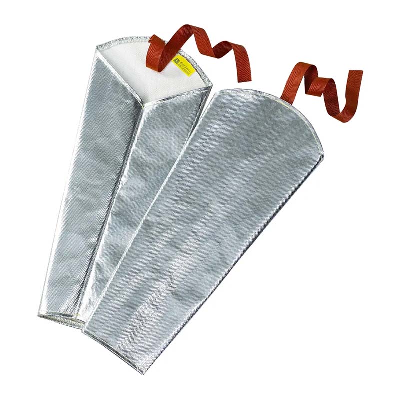 藍鷹AL8C芳綸碳纖鋁箔布耐高溫套袖圖片