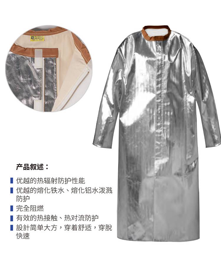 藍(lán)鷹AL29標(biāo)準(zhǔn)鋁箔布大衣圖片11